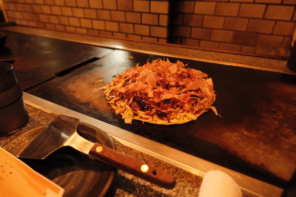 Okonimiyaki at Gion Tanto